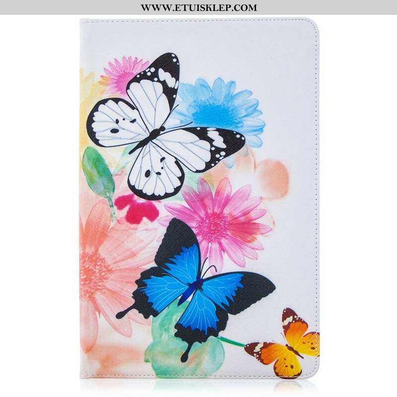 Etui do Samsung Galaxy Tab S8 / Tab S7 Akwarela Motyle